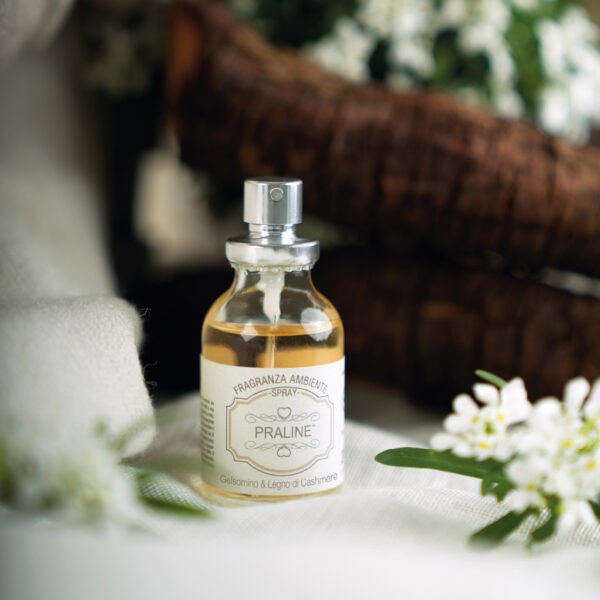 Fragranza Ambiente Spray Gelsomino & Legno di Cashmere - PRALINE