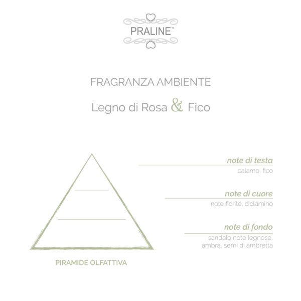 Diffusore di Fragranze Legno di Rosa & Fico - PRALINE - immagine 2