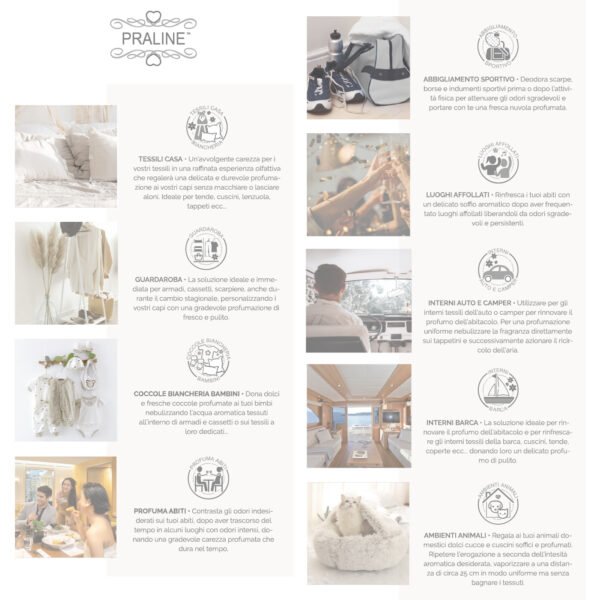 Acqua Aromatica Tessuti Harmonie - PRALINE - immagine 3