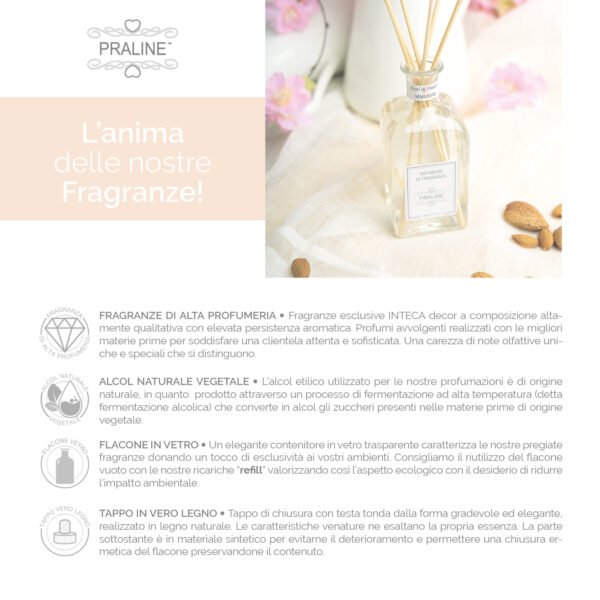 Diffusore di Fragranza Fiori di Pesco & Mandorla - PRALINE - immagine 3