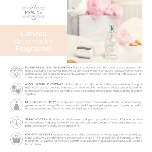 Fragranza Ambiente Spray Fiori di Pesco & Mandorla - PRALINE - immagine 3