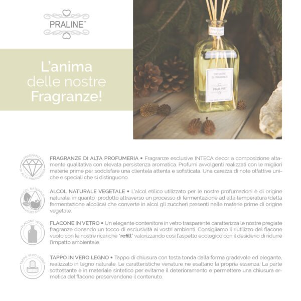 Diffusore di Fragranze Pino Silvestre & Muschio di Quercia - PRALINE - immagine 3