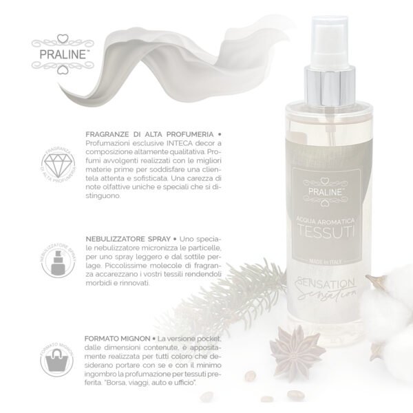 Acqua Aromatica Tessuti Sensation - PRALINE - immagine 4