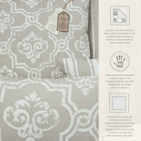 Cuscino Twice Chambray - INTECA - immagine 2