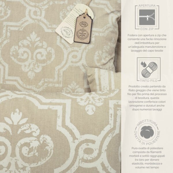 Cuscino Twice Chambray - INTECA - immagine 3